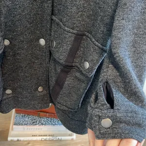 Free People Lined French Terry Long Anorak Peacoat Jacket/Pullover Cardigan, S thumbnail 6