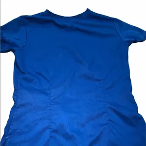 Grey’s Anatomy by Barco size xsmall royal blue nurses scrub top thumbnail 2