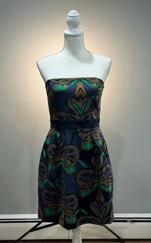SALE! Black/Brown French Connection Strapless Dress Size 10 NWT thumbnail 1