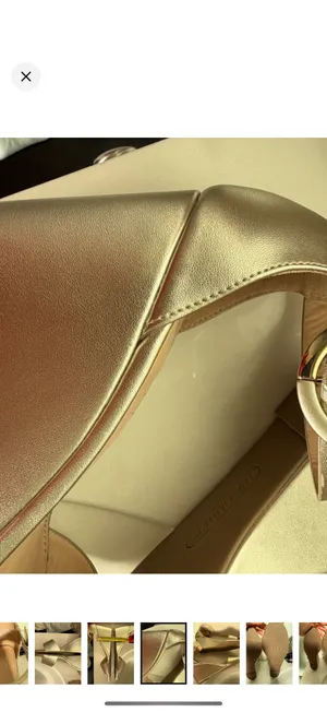 Gold metallic Wedges the limited 8.5 thumbnail 3