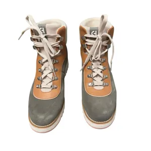 Cole Haan ZeroGrand Hiking Boots Womens 9B Olive Suede Lug Sole Gorpcore Hiker thumbnail 4