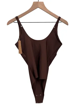 NWT Skims Body Plunge Bodysuit Cocoa XL BD-THG-3326 ( SOLD OUT) thumbnail 5