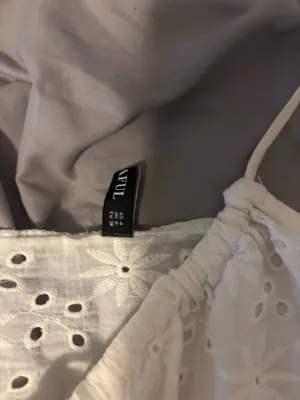 White eyelet Zaful top  thumbnail 3