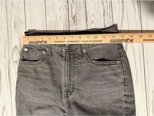 Madewell Women’s 25P $128 Perfect Vintage High Rise Ankle Jeans Gray thumbnail 9