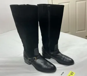 Womans Excellent Lauren Ralph Lauren Mila Riding Boots Size 8.5 B Black thumbnail 1