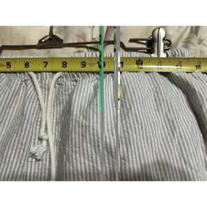 John Galt California (Brandy Melville) OS 100% Cotton Striped Drawstring Pants thumbnail 10