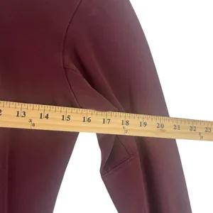 Patagonia Women's Size Small‎ Burgundy Red Long Sleeve Crewneck Sweater thumbnail 6