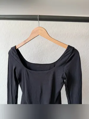 Lululemon Wundermost Ultra-Soft Nulu Square-Neck Long-Sleeve Bodysuit thumbnail 5