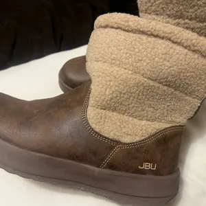 JBU Brown and Tan Boots thumbnail 1