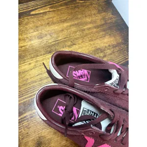Vans Burgundy And Pink Sneakers Women‎ Size 5 thumbnail 4
