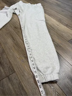 Hollister Light Heather Grey Fleece Joggers thumbnail 10