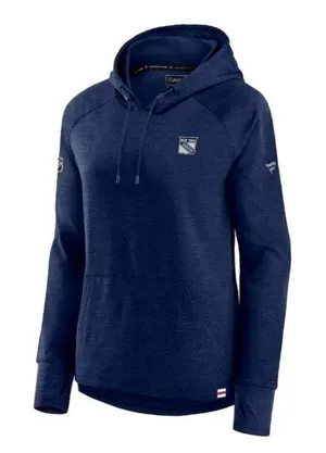 Womens Medium New York Rangers Hoodie Fanatics Pro NHL Hockey Pullover Cool Core thumbnail 1