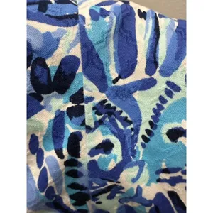 Lilly Pulitzer Kelly Skinny Ankle Pants Iris Blue Zanzibar Zoo Jacquard Womens 0 thumbnail 8