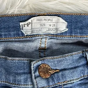 Free People Great Heights High Rise Frayed Skinny Jeans thumbnail 4