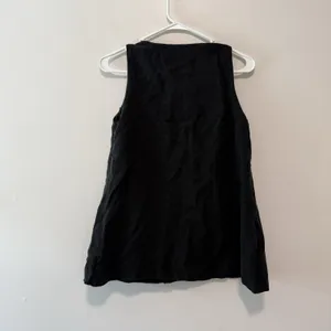 Hatch The Back In The Game‎ Nursing Tank Tencel Linen Blend in Black thumbnail 8