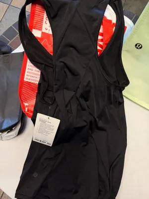 NWT Lululemon sheer black tank size 4 thumbnail 5