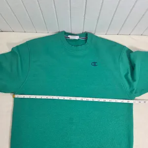 Champion crewneck‎ Vintage Green Sweatshirt Unisex Size S thumbnail 5