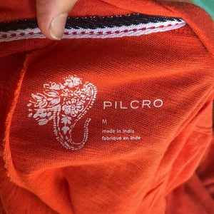 Pilcro Orange Flutter Sleeve Knit Top thumbnail 8