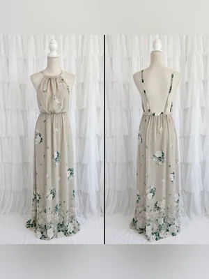 SHOW ME YOUR MUMU Women’s Amanda Sleeveless Floral Print Maxi Dress Size Medium thumbnail 3