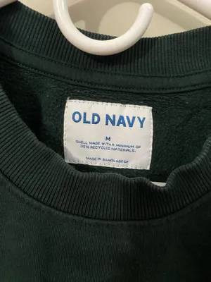 Old Navy Men’s Crewneck Sweater in Dark Green thumbnail 3
