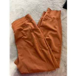 Fabletics Rust Orange Joggers With Pockets - Womens Size M - 100% Polyester thumbnail 7