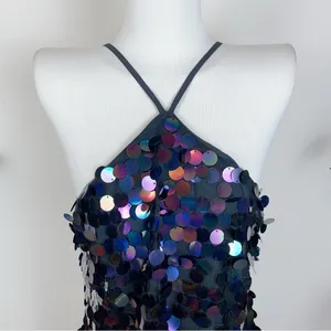Elliatt Margaret Iridescent Paillette Embellishments Mini Dress Size Small NWT thumbnail 8