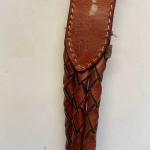 Brighton L Leather Brown Braided Vintage 1995 Belt thumbnail 5