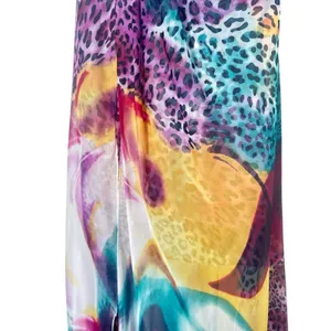 Tony Bowls Purple Watercolor Leopard‎ Print Prom Dress Strapless Formal Gown 2 thumbnail 8