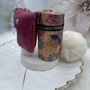 Vintage Floral Patterned Women's Coin Purse or Bag Charm Accessory thumbnail 4