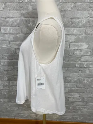 Free People White Carly O-Ring tank top thumbnail 5