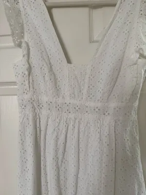 JustFab white dress thumbnail 3
