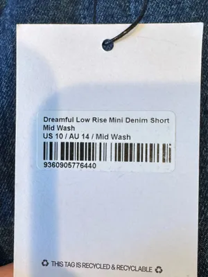 NWT Princess Polly Low Rise Denim Mini Shorts Jean Shorts M 10 thumbnail 9