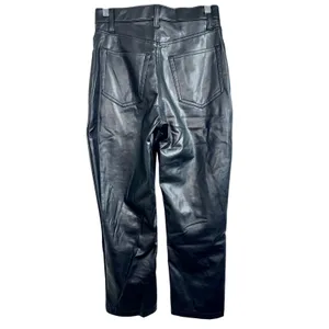 Abercrombie & Fitch Curve Love 90s Straight Ultra High Rise Black Pant Size 27 4 thumbnail 2