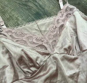 Vanity Fair vintage light purple lace cami top thumbnail 3