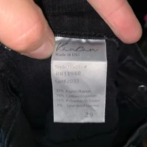 Kancan black distressed destroyed size 29 normcore jeans thumbnail 2