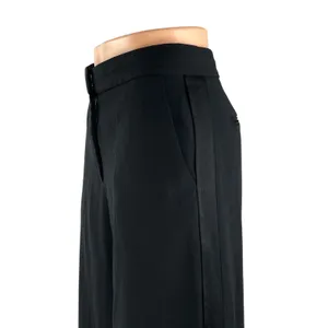 Aritzia Ten Women's Black High Waisted Wide Leg Baggy Trousers Pants Size 2 thumbnail 2