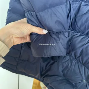 Columbia Women's Navy Blue Hexbreaker 600 Down Hooded Jacket, Size XS, Pre-Loved thumbnail 4