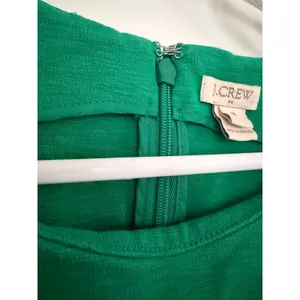 J.Crew Womens Kelly‎ Green Sleeveless Fit and Flare Textured Slub Knit Dress M thumbnail 7