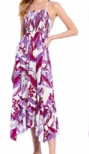 Free People Heat Wave Smocked Floral Maxi Dress thumbnail 1