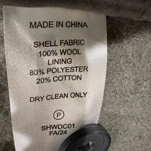 Quince merino wool shirt jacket shacket XS gray thumbnail 7