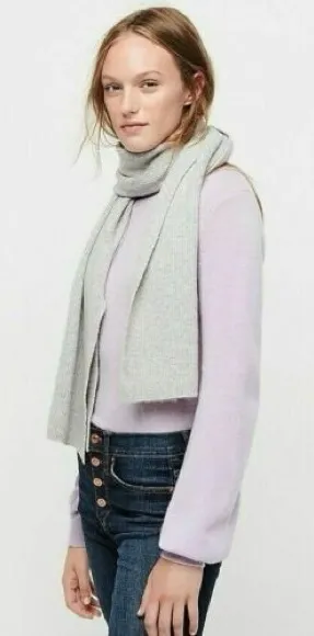 J. Crew Beige Wool Blend Scarf, One Size thumbnail 1