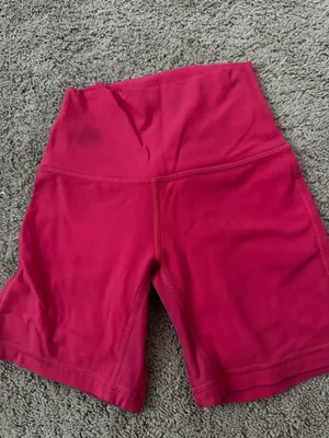 Lululemon Shorts Spandex Short pink thumbnail 4