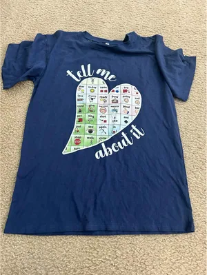 Ab40 Woman top shirt T-shirt blue medium thumbnail 1