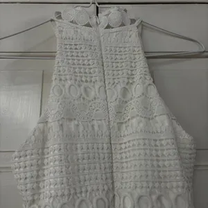 Two Sisters‎ The Label Rivers Dress Size 2 White Lace Illusion Midi Dress Bridal thumbnail 12