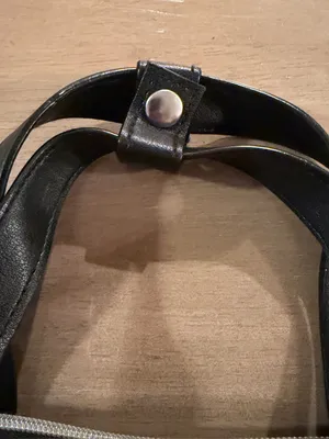 Victoria’s Secret Love Victoria Black Grommet Convertible Tote Backpack Y2K thumbnail 3