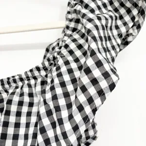 Chelsea & Theodore Womens Gingham Smocked Cottagecore Picnic Milkmaid Dress XL thumbnail 7