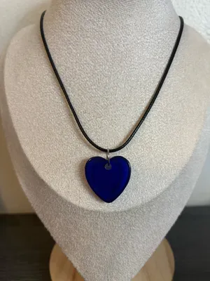 Handmade Heart Evil Eye Necklace thumbnail 5