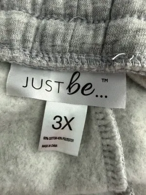 Just Be Women’s Gray Sweatpants New Without Tags thumbnail 4