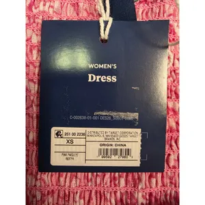 Roller‎ Rabbit x Target Pink Paisley Midi Dress XS Cotton Scallop Hem NWT thumbnail 7