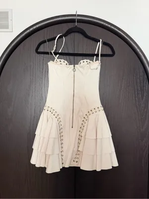 Oh Polly Nalda Lace Up Corset Mini Dress thumbnail 5